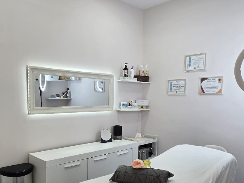 Interior del centro de estética LUNÉA